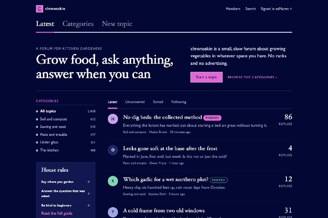 Editorial minimalism discussion forum