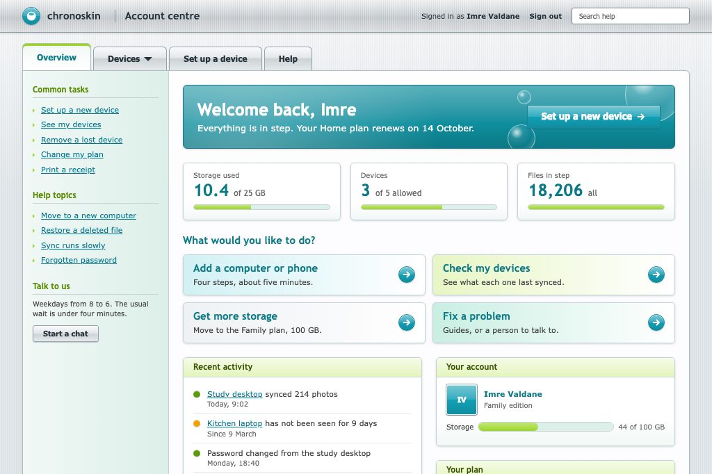 Frutiger Aero account centre