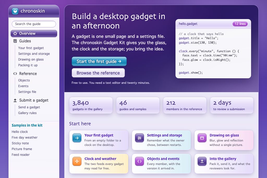 Frutiger Aero developer guide