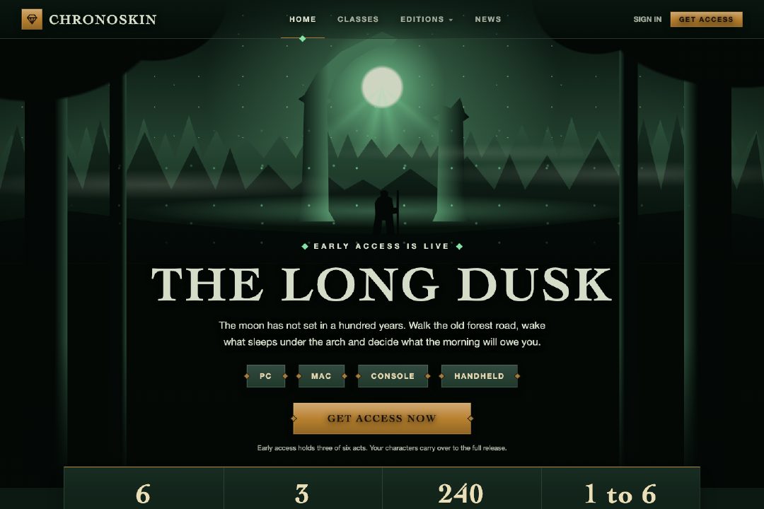 Game fantasy early access