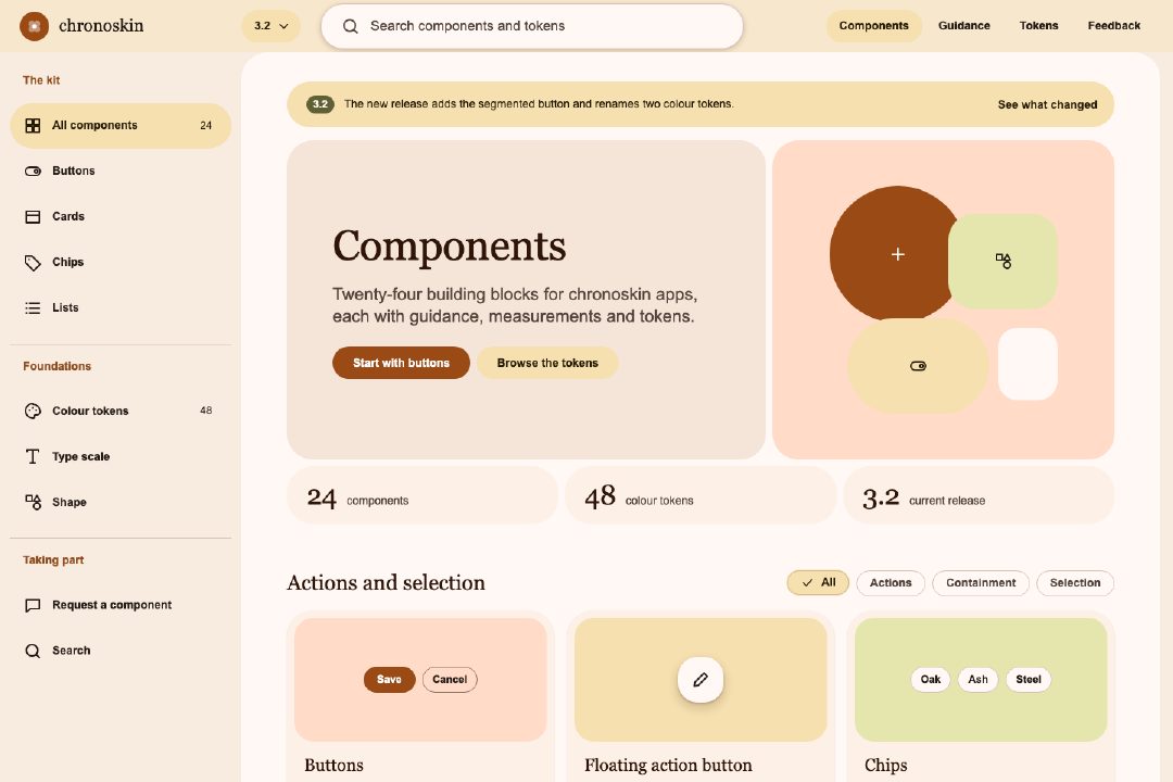 Tonal component kit docs