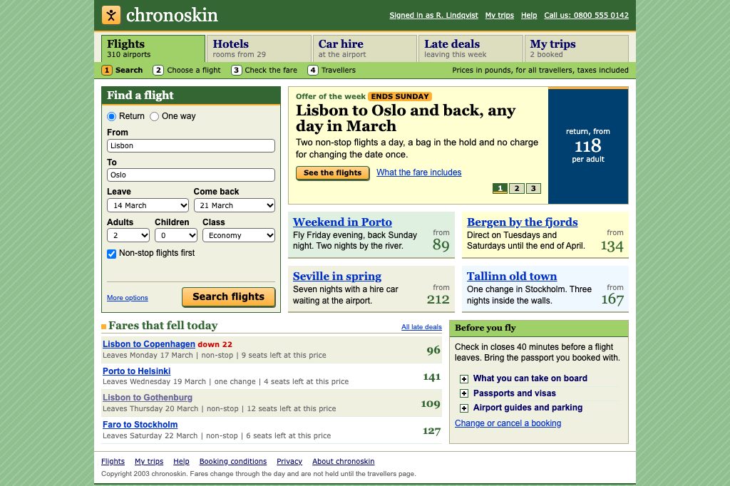 Travel booking