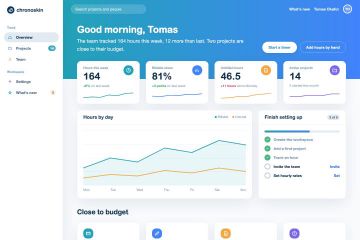 SaaS gradient dashboard