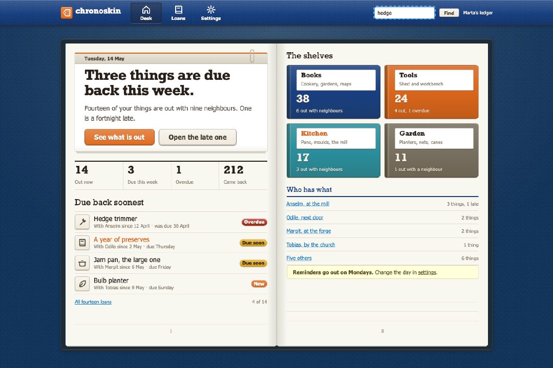 Skeuomorphism app
