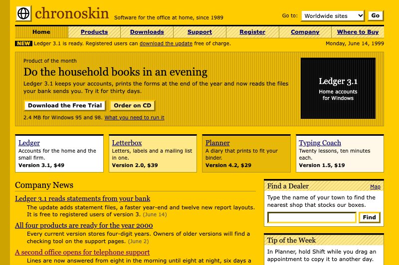 Table-era software company site