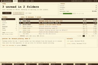 Terminal, a full-screen text-mode program
