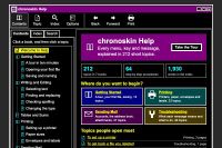 Desktop grey help viewer, high contrast